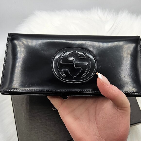 GG Interlocking G Vernis BiFold Long Wallet - Picture 4 of 15